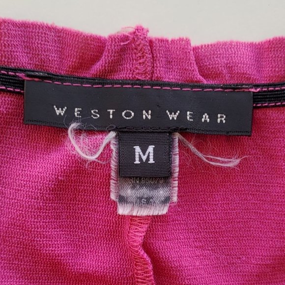 Anthro WESTON WEAR Off-Shoulder Wiggle Dress, flaw - Picture 3 of 8